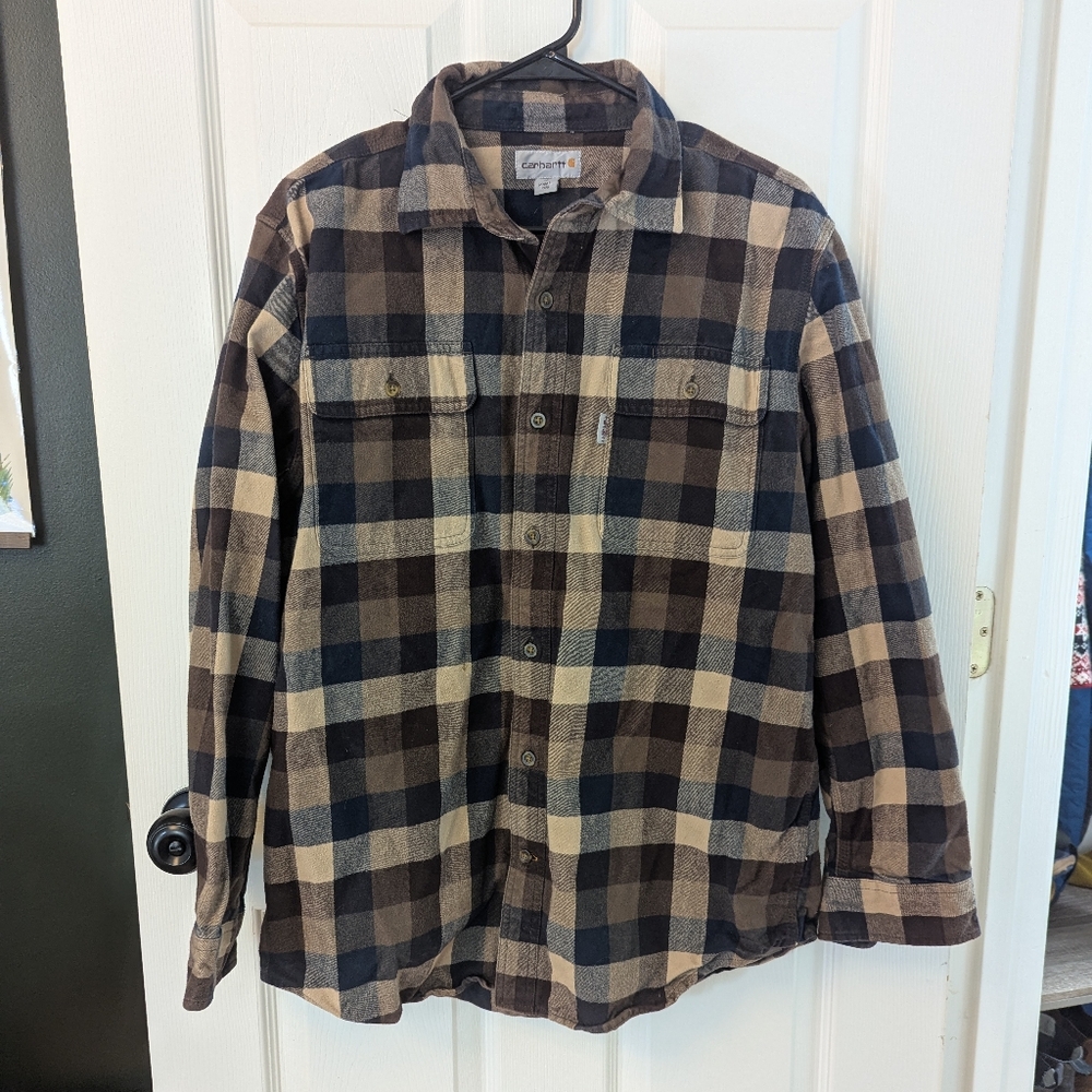 Carhartt Men's Medium Long Sleeve Button Up